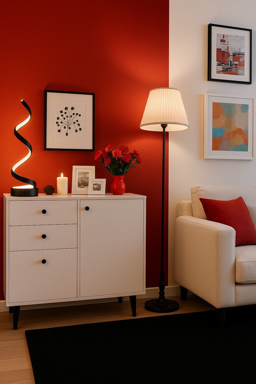 ミニマルLEDテーブルランプ