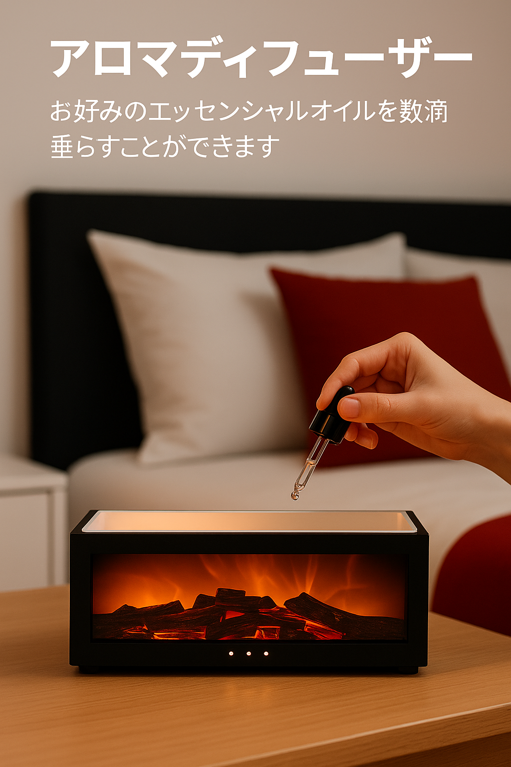 炎デザインアロマディフューザー