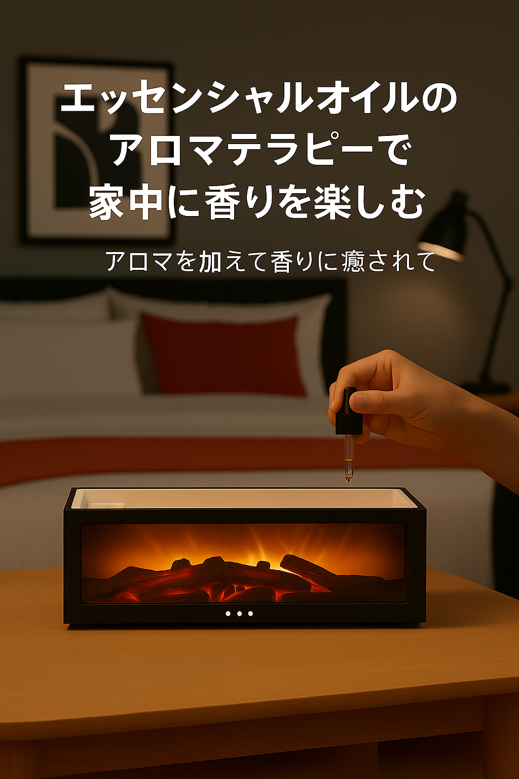 炎デザインアロマディフューザー