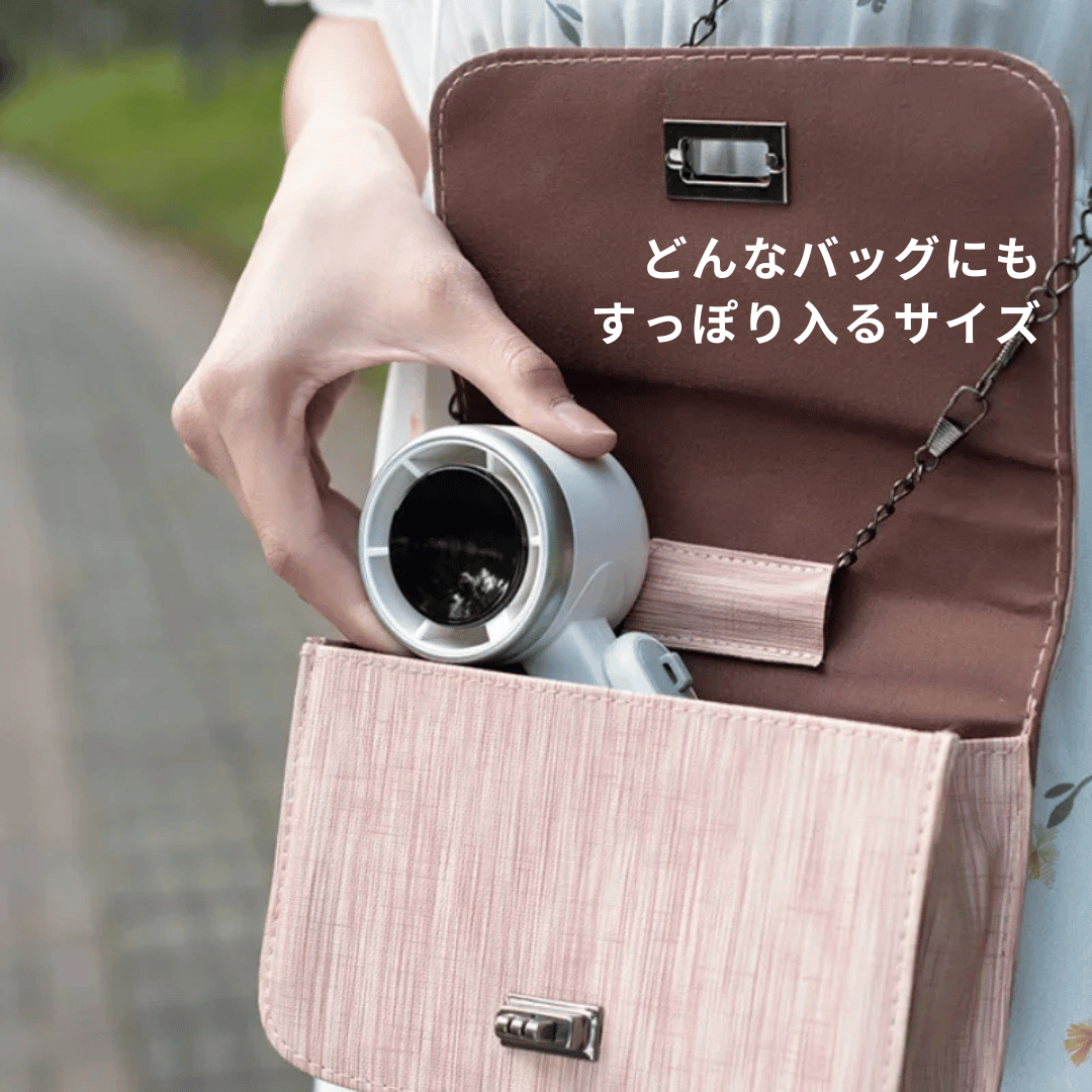 【販売数No.1の実力派】KazeMini™ LCD付き3WAYポータブル扇風機 3600mAhが登場
