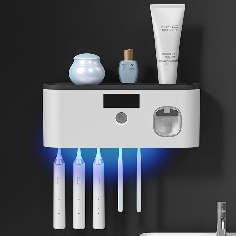 多機能歯磨きセットホルダー(UV&自動ペースト)