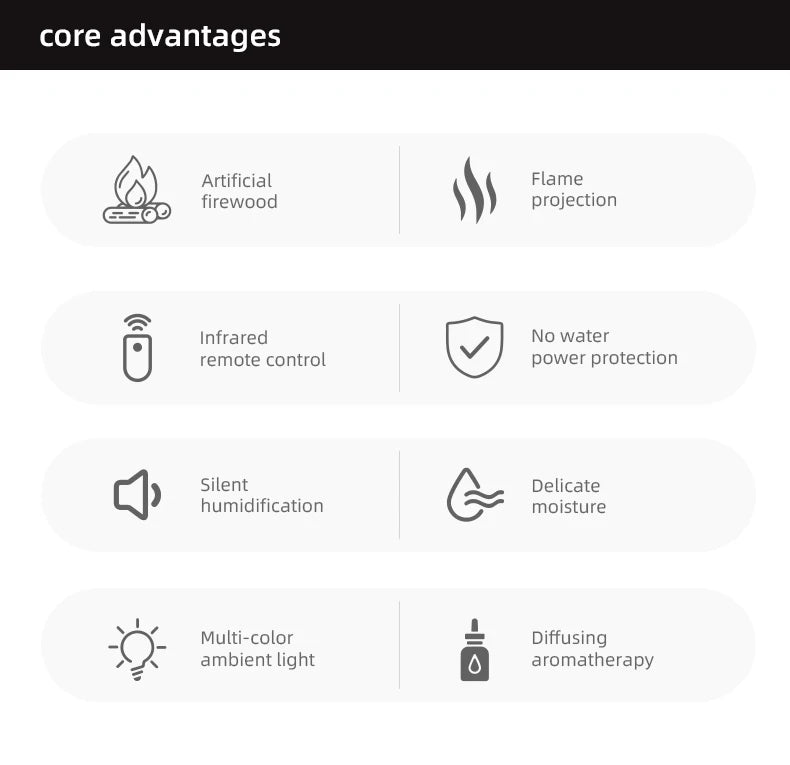 炎デザインアロマディフューザー