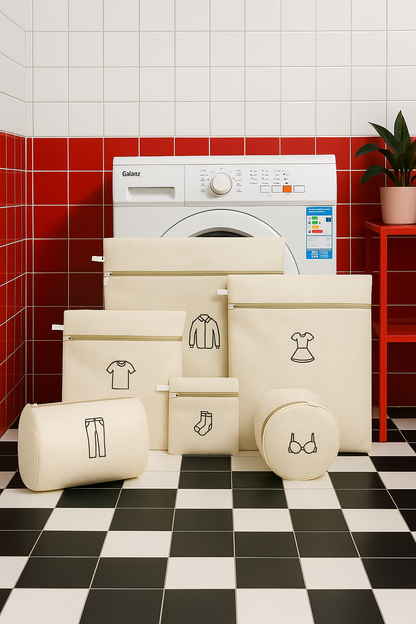 ランドリーメッシュバッグセット 6pc