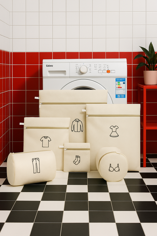 ランドリーメッシュバッグセット 6pc