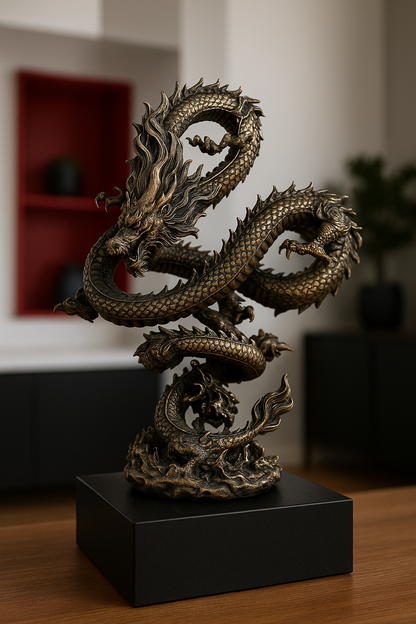 中華風ドラゴン置物（装飾用）