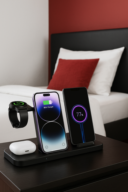 マルチデバイス対応ワイヤレス充電器