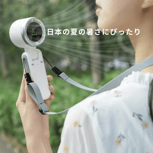 【販売数No.1の実力派】KazeMini™ LCD付き3WAYポータブル扇風機 3600mAhが登場