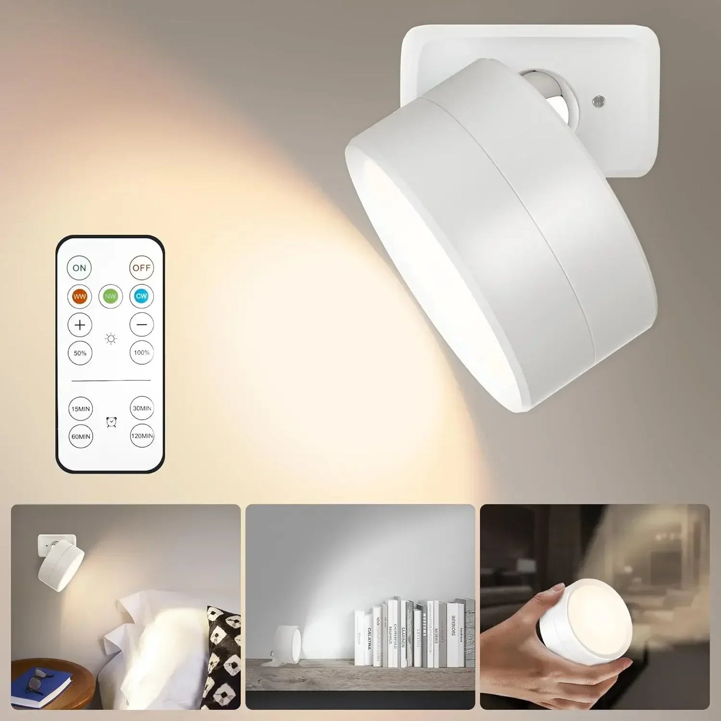 マグネット式LEDウォールライト